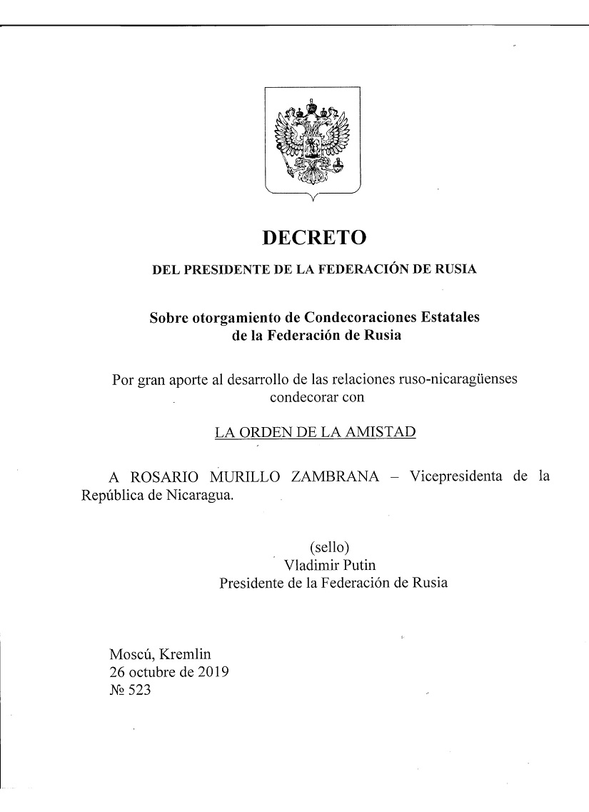 condecoracion-putin-rosario-murillo6